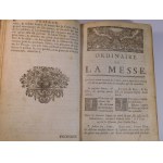 1733. BELLEGARDE DE, Jean-Baptiste Morvan, L'Office de la Semaine-Sainte, à l'usage De la Maison du Roy