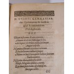 1560. [SIMEONI GABRIELLO], Dialogo pio e speculativo, con diverse sentenze latine & volgari... (…).