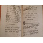 1774. BROTIER GABRIEL, Supplementa Librorum VII, VIII, IX et X Annalium C. Corn. Taciti (…).