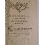 1774. BROTIER GABRIEL, Supplementa Librorum VII, VIII, IX et X Annalium C. Corn. Taciti (…).