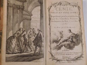 1751. GRAFIGNY FRANCOISE de, Cénie, pièce en cinq actes (...).