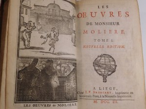 1703. LES OEUVRES DE MONSIEUR DE MOLIERE (...).