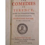 1717. [PUBLIUS TERENTIUS AFER], Le Comedies de Terence Avec la Traduction et les Remarques de Madame Dacier.