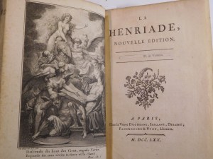 1770. VOLTAIRE, Arouet François-Marie, Oeuvres complètes de Voltaire. Tome onzième. La Pucelle d'Orleans, Poeme en vingt-un chants (...).