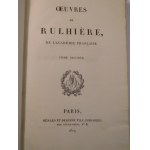 1819. RULHIERE [Claude Carloman de], Oeuvres posthumes (…) [Histoire de l'anarchie de Pologne]. 1817. PRADT DE, Dominique-Georges-Frédéric Dufour, Histoire de l'ambassade dans le grand duché de Varsovie en 1812.