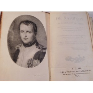 1825. TOUCHARD-LAFOSSE, G[EORGES], Saint-Amant, J.S., Précis de l`Histoire de Napoléon, du Consulat et de l`Empire (…).