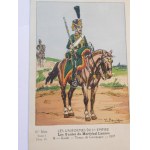 Ca 1950. LES UNIFORMES du Ier Empire. ZBIÓR 9 wojskowych kart pocztowych z armią Napoleona.