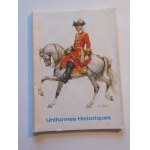 Ca 1970 - LES UNIFORMES Historiques. A COLLECTION of 10 military postcards in a case featuring Napoleon's army.