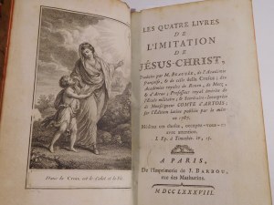 1788. TOMASZ A KEMPIS, Les quatres livres de L'Imitation de Jésus-Christ (...).