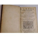 1688. LE TOURNEUX Nicolas, L'Année chrétienne, ou les Messes des féries & fêtes du Carême. En latin & en françois. Avec l'explication des Epistres & des Evangiles, & un abregé de la vie des saints dont on fait l'office. Tome quatrieme (…).