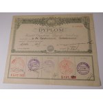 1933 DIPLOMA. Citizens' Committee for a National Loan.
