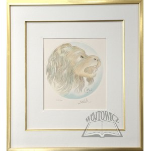 DALI Salvador (1904 - Figueras - 1989), From the series Signs of the Zodiac: Leo (Lion).