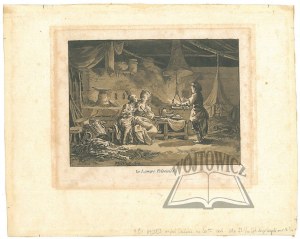 LE PRINCE Jean Baptiste (1734-1781), (Lampa polska). „La Lampe Polonoise