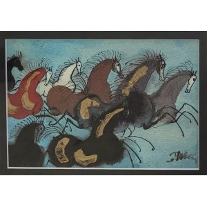 Jozef Wilkoń, Eight Unleashed Ponies