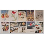 Jozef Wilkoń, Set of postcards with the artist's signature