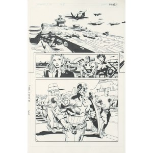 Plansza komiksowa ULTIMATES 20 pg 5 Captain America