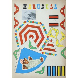 Karuzela - projekt składanej zabawki, Biuro Wydawnicze Ruch, lata '70