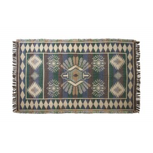 Kilim z geometrycznym wzorem