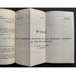 POLISH LEGIONS. Principles of war administration. Part I. Money collections of military persons and their families. Piotrków [1915].