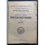 REPORT on the activities of the Board of the Military Knowledge Society for the year 1920. Warsaw [1921].