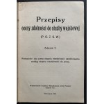 Provisions for assessing fitness for military service. Guidelines for the assessment of the degree of incapacity to earn according to the degree of incapacity to work. Warsaw [1918].