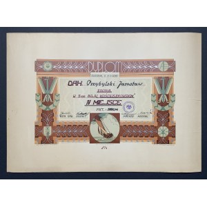 DYPLOM - Tow. Gimnast. Sokół w Gnieżnie [1935]