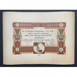 DYPLOM - Tow. Gimnast. Sokół w Gnieźnie [1935]