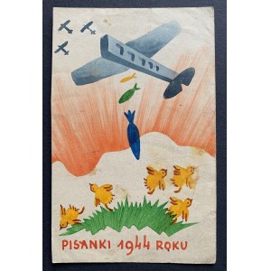 Pisanki 1944 roku. [Ręcznie malowana]