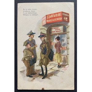 Wojsko w karykaturach Serja 1 - Nr. 5. Warszawa [1933]