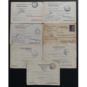 [Stalag IV B] Set of correspondence to Kazimierz Marczak-Oborski. Mühlberg [1944/45].