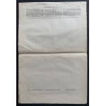 MONITOR POLSKI. Dziennik Urzędowy Rzeczypospolitej Polskiej. R. XXII, nr. 220. Paryż, wtorek 3 października 1939 roku.