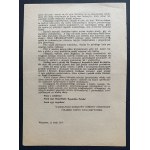 POLSKA PARTJA SOCJALISTYCZNA. Warszawski Okręgowy Komitet Robotniczy PPS [21 maja 1917]
