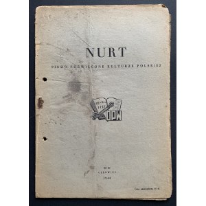 NURT. Rivista dedicata alla cultura polacca. Anno I, n. 3 giugno. Varsavia [1943].