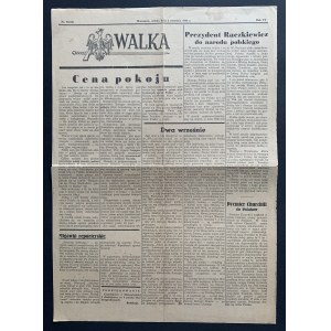 [Powstanie Warszawskie] WALKA. Nr 75 (81), sobota 2 września 1944r.