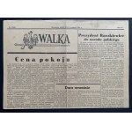[Powstanie Warszawskie] WALKA. Nr 75 (81), sobota 2 września 1944r.