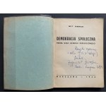 [ZAREMBA Zygmunt] Witr Smrek [pseud.] - Social democracy. Próba wizji ustroju przejściowego. Warsaw 1934 [actually - March 1944].