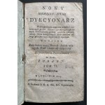 [WINKLER Karol] NOWY NIEMIECKO POLSKI DYKCYONARZ [...] Tom II. Lublin [1804]