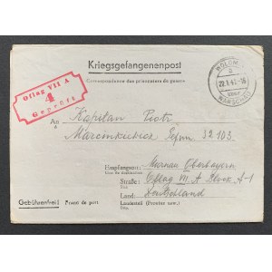Camp letter. Oflag VII A Murnau. [1941]