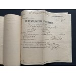 [LOWICZ] Set of 5 Birth Certificates issued on the basis of Metric Books. [1897-1910]