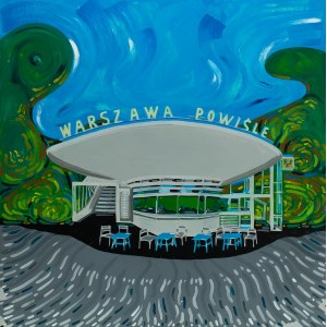 Damian Lisiewski (ur. 1992), Warszawska zieleń, 2023