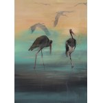 Marta Szarek-Michalak (b. 1979, Bochnia), Black Storks, 2022