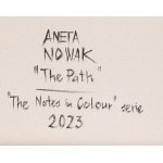 Aneta Nowak (nar. 1985, Zawiercie), Cesta zo série Farebné poznámky, 2023
