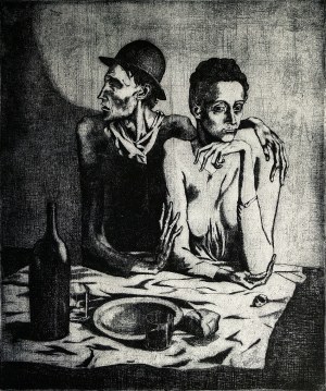 Pablo Picasso (1881-1973), Skromny posiłek