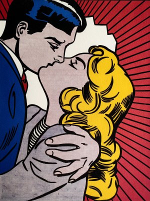 Roy Lichtenstein (1923-1997), Kiss III