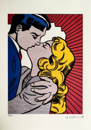 Roy Lichtenstein (1923-1997), Kiss III