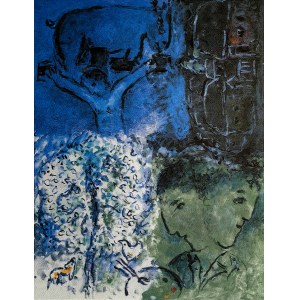 Marc Chagall (1887-1985), Bílý keř aneb Dvojitý autoportrét