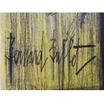 Bernard Buffet (1928-1999), Fialová kytica kvetov, 1967