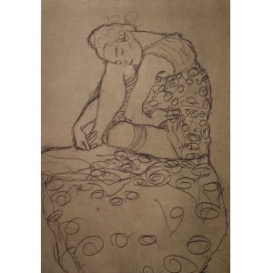Gustav Klimt (1862-1918), Sediaca žena