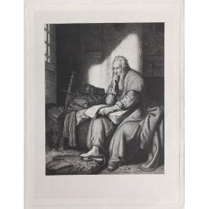 Rembrandt, Saint Paul in prison, 19th century.