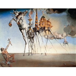 Salvador Dali (1904-1989), Kuszenie św. Antoniego